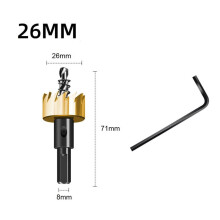 12-30Mm Hss Drill Bit Opener Tooth Cutter Carbide Tip For Wood Steel - Clearance