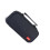 Large Capacity Canvas Pencil Case with Single Zipper Black 3
