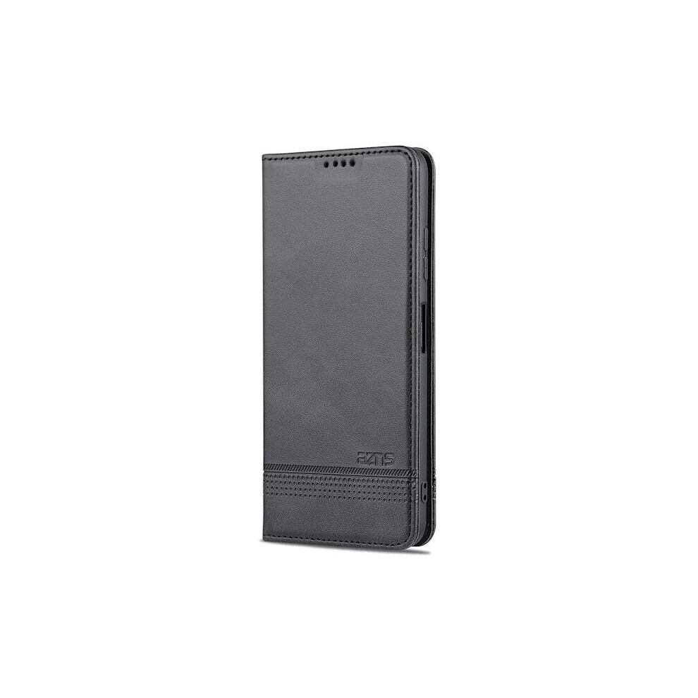Smooth Azns Wallet Case - Compatible With Samsung Galaxy A22 5G Black 9389440868168