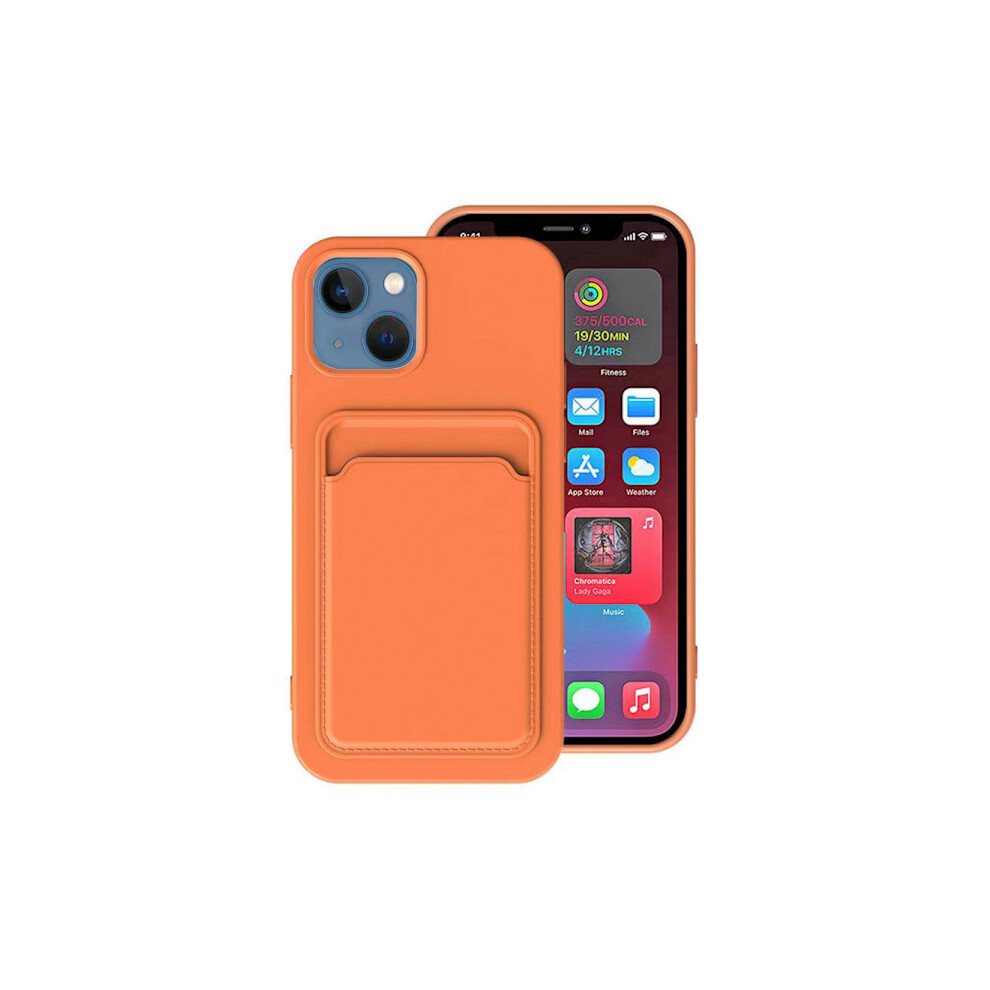 Compatible With Iphone 14 - Case With Card Holder Pink 9389440868403