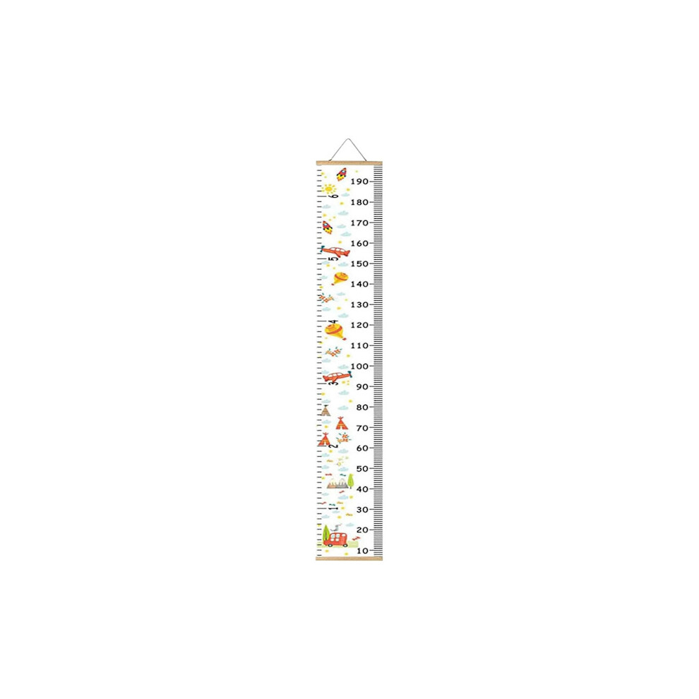 Measuring Tape for Kids Wall Child Height Measurement Hanging Height Chart with Cute Pattern Decorative Children Height Ruler Growth Height Chart A
