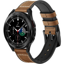 for compatible with Samsung Galaxy Watchung Galaxy Watch 4 (Classic), Genuine Leather s for Men, Compatible with Galaxy Watch 4 40mm