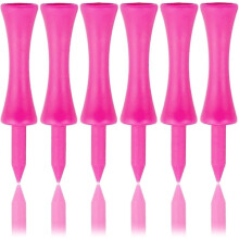 Pink plastic golf tee, 57 mm long Castle golf tee, 2-1/4 inch pink (100 pcs)