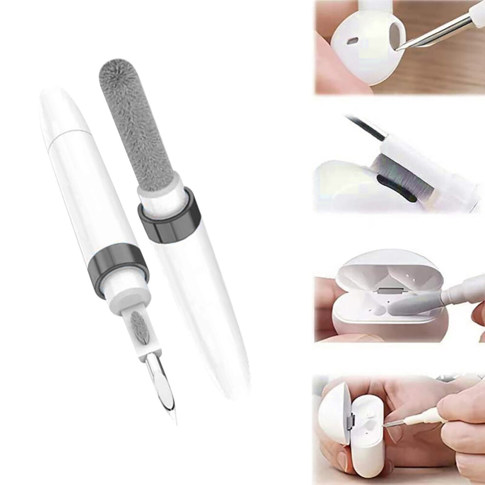 Bluetooth Headset Cleaning Pen Compatible With Airpods, Soft Brush Tool For Headphones, Keyboards, Phones & Camera Lens 9110895406700