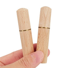 2 Pcs Natural Wood Toothpick Holder Set, Pocket Travel Wooden Toothpick Case for MultiPurpose Storage