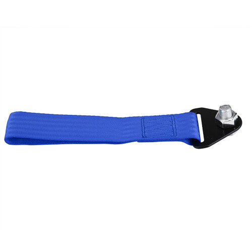 Blue Racing Car Tow Strap Rope Universal for Front Rear Bumper Hook 2