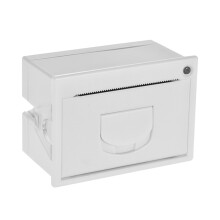 GOOJPRT QR204 58mm Mini-Thermobelegdrucker RS232+USB Weiß
