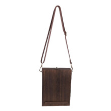Wooden Artist Sketch Box and Portable Easel with Adjustable Angle and Shoulder Strap for Outdoor Painting