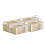 Clear Wardrobe Storage Box Set of 4 Foldable Space Saving Transparent PVC Clothes Organizer 1
