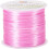 1Roll 0.8mm Pink Elastic Stretch Polyester Jewelry Bracelet Crystal String Cord (60m/Roll) 1