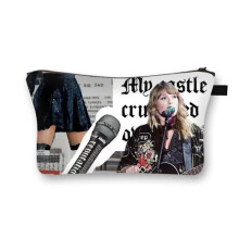 Taylor Swif Toiletry Bag Makeup Bag for Handbag Cute Cosmetic Bags Portable Pencil Case Cosmetic Storage Wash Bag Bag Travel B