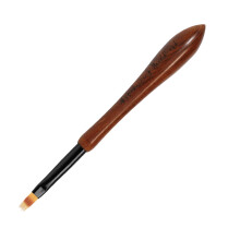 Happydeer 2Pcs Nail Art Brush Professional Flexible Bristle Manicure Painting Pen Fine Detail DIY Nail Brush for Nail Tips Drawing