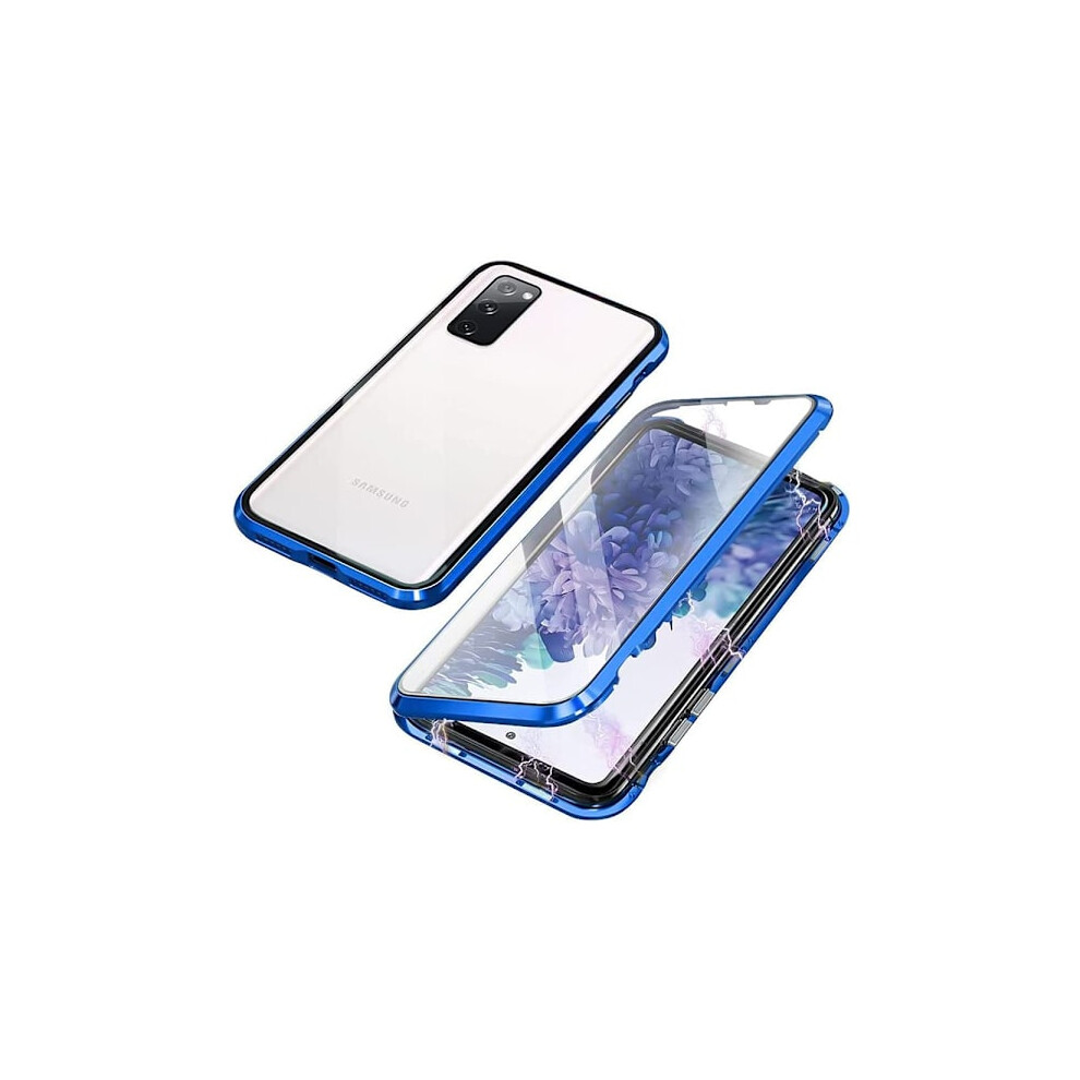 Compatible With Samsung Galaxy A52/A52s - Protective 360 Magnetic Case Blue 9389440277984