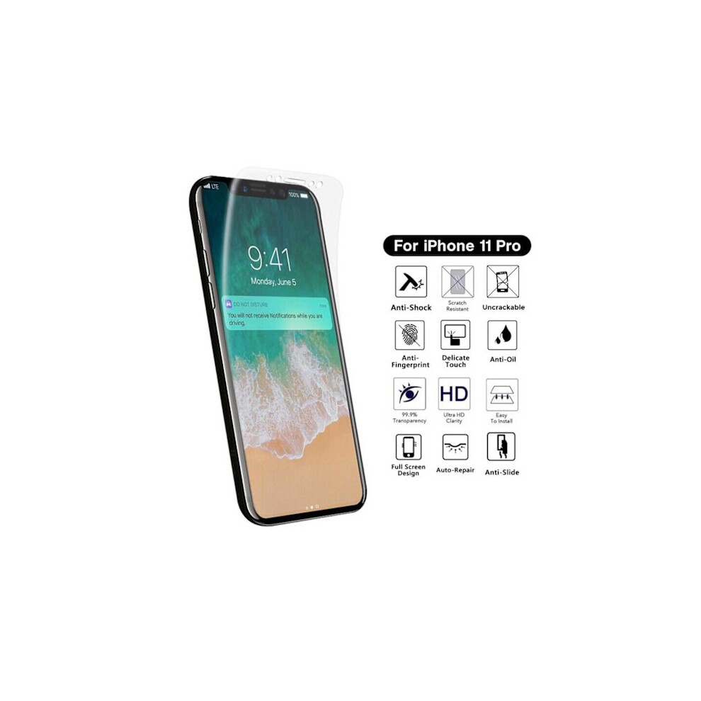 Full Coverage Compatible With Iphone 11 Pro Screen Protector Nanoedge Protective Plastic Transparent 9389440277953