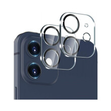 2-Pack compatible with iPhone 12 Lens Protector Tempered Glass Transparent