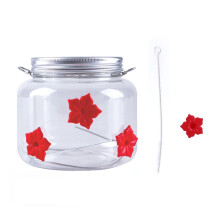 Portable Hanging Hummingbird Feeder 500ml, Clear Flow Reservoir Design, for Garden Yard Patio Decoration