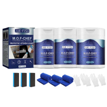 Kitchen Cleaning Powder, Strong Protective Formula for Heavy Oil Stains on Range Hoods, Stoves, Countertops, Appliances, Cabinets, Sinks, Tables,