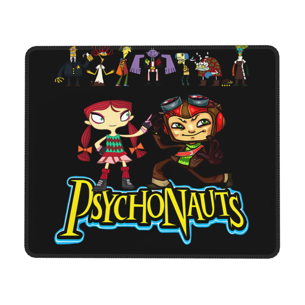 Psychonauts Rubber Lock Edge Mouse Pad, Office Desk Pad, Writing Pad, Multi Code Game Pad Mouse Pads For Computers Laptop Mouse Mouse Pad 9389440420236