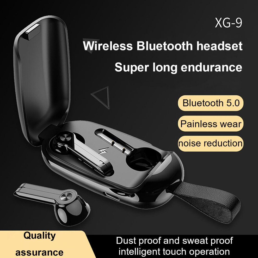 Eqwljwe Xg-9 Bluetooth Earphone Hifi Music In-Ear Headset Sport Earbuds With Packing Box Bluetooth Headset Holiday Clearance 9389440420977