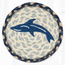 LC-885 Dolphin Round Large Coaster 7"x7"