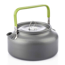 Meterk 0.8L1.2L1.6L Outdoor Camping Kettle Aluminum Tea Kettle Coffee Pot with Carry Bag
