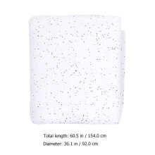 1 Sheet Christmas Fake Snow Carpet Artificial Snow Christmas Snow Prop (White)
