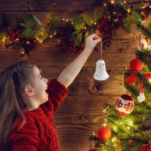 Clearance! Christmas Tree Decoration Hanging Irregular Ball Pendant Home Xmas Party Supplies Black Balls Drop Ornaments Stocking Stuffers for Kids