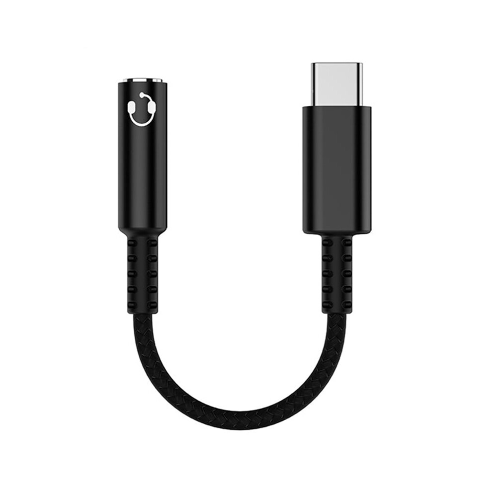 Usb Type C To 3.5Mm Earphone Jack Digital Audio Adapter Converter Usb C To 3.5 Mm Headphone Aux Cable Black 9389440821293