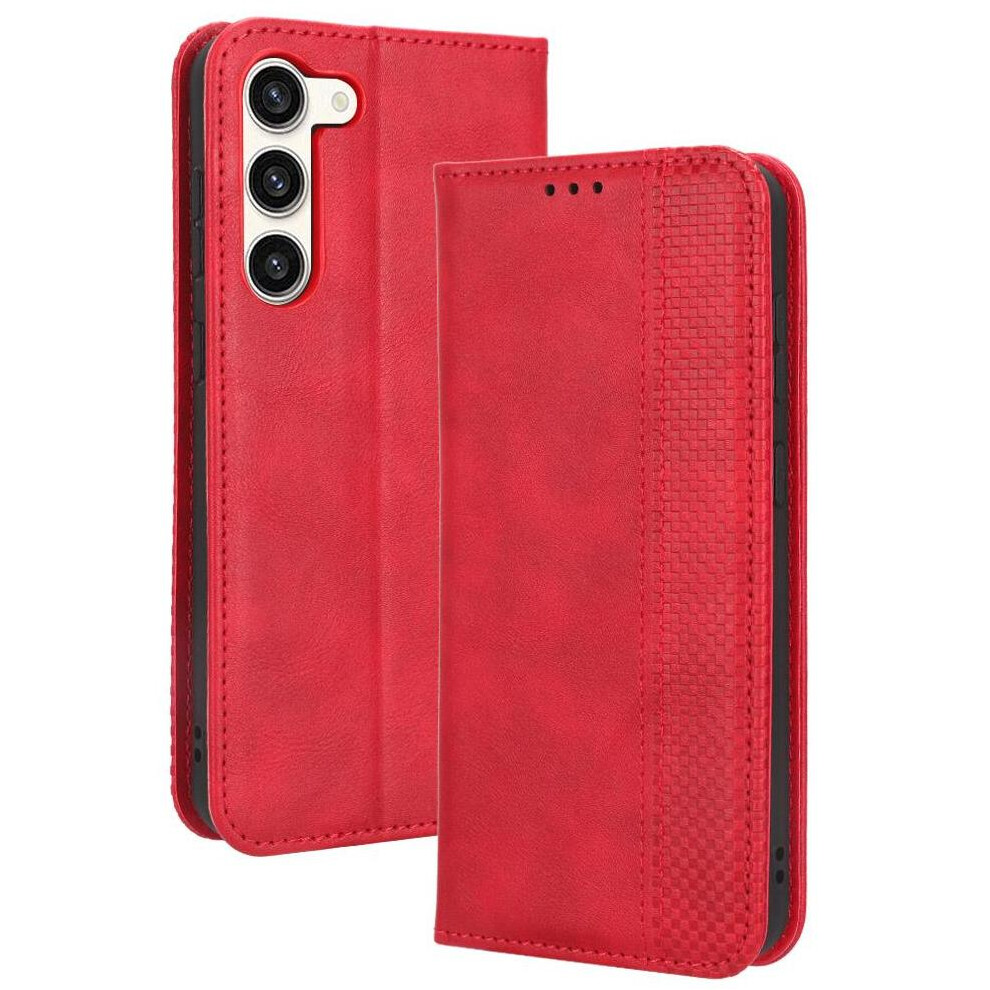 Case For Compatible With Samsung Galaxy S23 5G Wallet Magnetic Closure Pu Leather 9389440822887