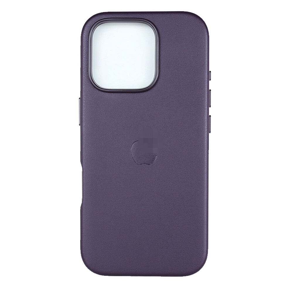 Compatible With Iphone 16 Pro Leather Case With Magsafe Faster Wireless Charging 6.1(In)- Purple 9389440822771