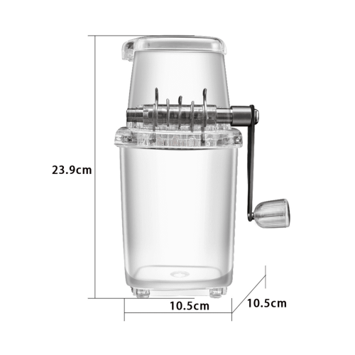 Ice Crusher Manual Machine1.25L Ice Grinder Drinks Chopper 2