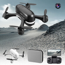 Mini Drone with 1080P Camera, Foldable RC Quadcopter w/Gesture Control, Altitude Hold, Headless Mode, Compatible with Gifts for Boys Girls - Cyber