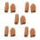 10 Pcs Felt Tools Fun Finger Cots Sewing Thimble Protector Knitting Guards 1