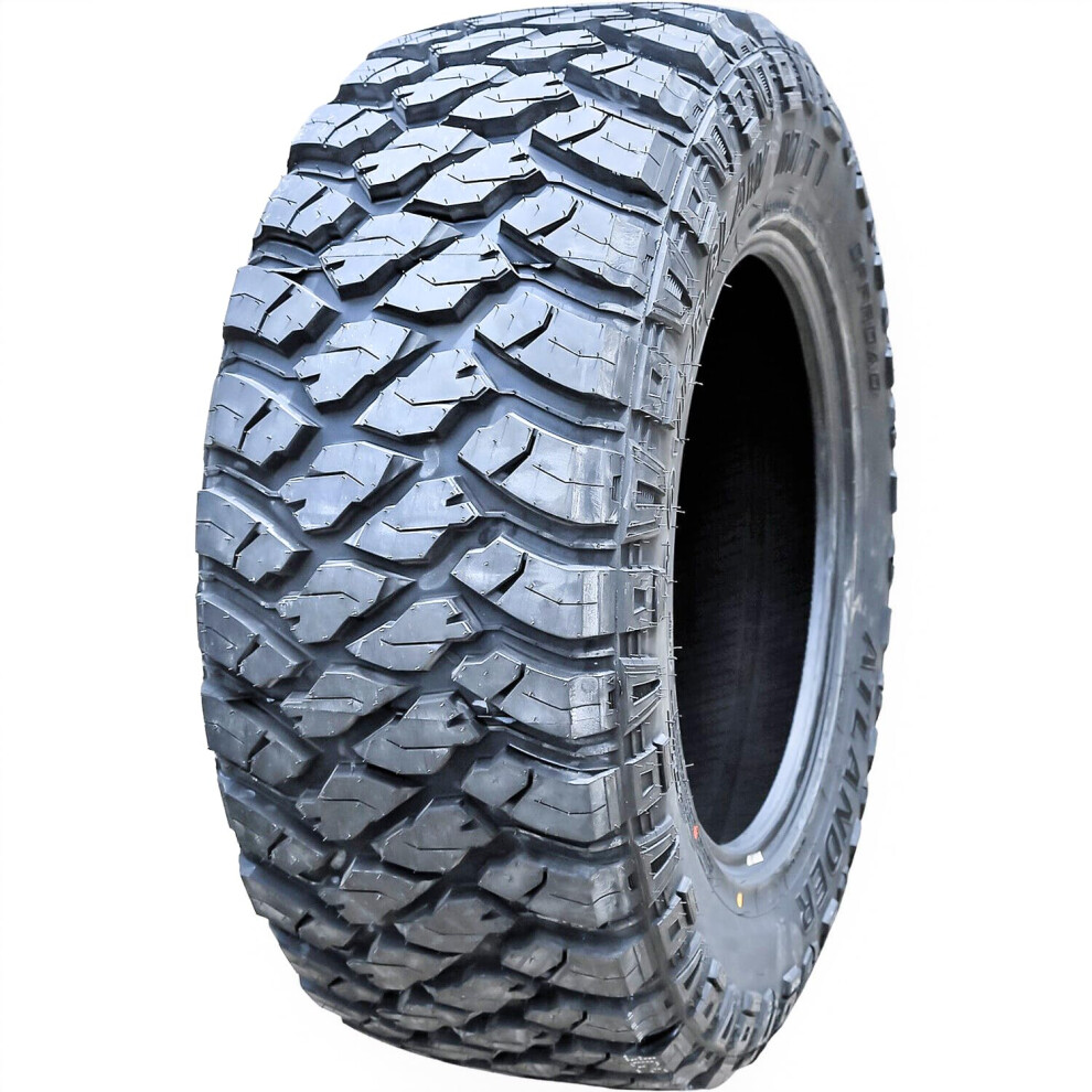 33X12.50r20lt Mud Terrain Truck Tire Load Range E Aggressive Offroad Traction Raised Letters Black 9070919157103