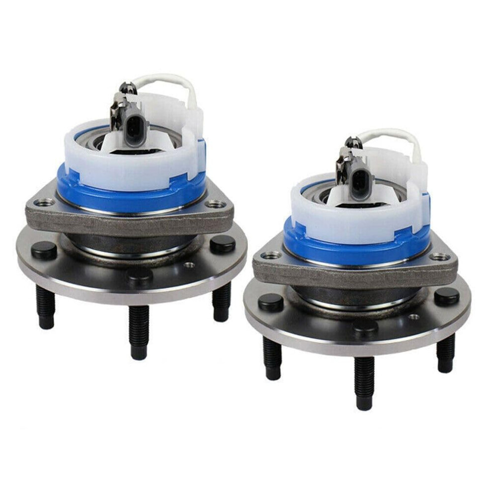 Pair Front Wheel Hub And Bearing Assembly With Abs 5 Lug For Buick Chevy Cadillac Saturn Pontiac Olds 9070919157349