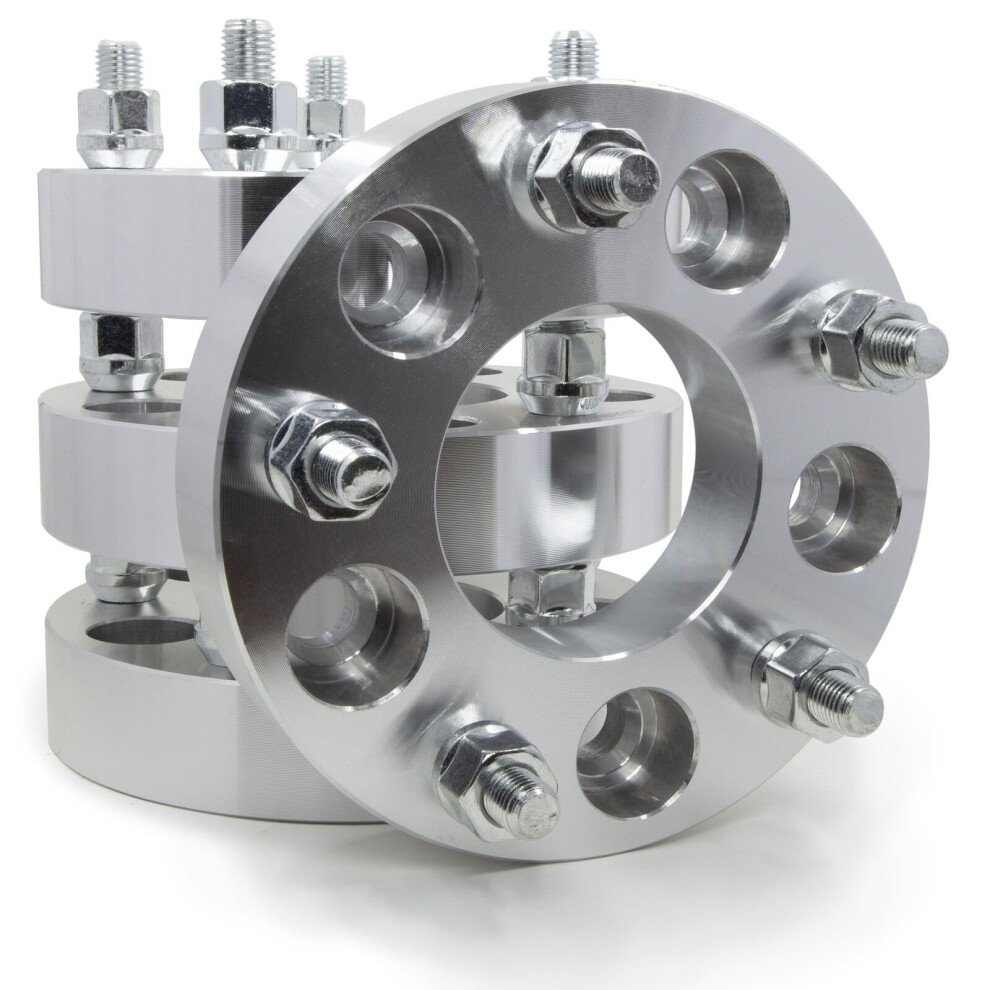 4Pc 5X4.5 To 5X4.75 Wheel Spacers Adapters 1.25 Inch Billet Aluminum For Dodge Charger Challenger 9070919157530