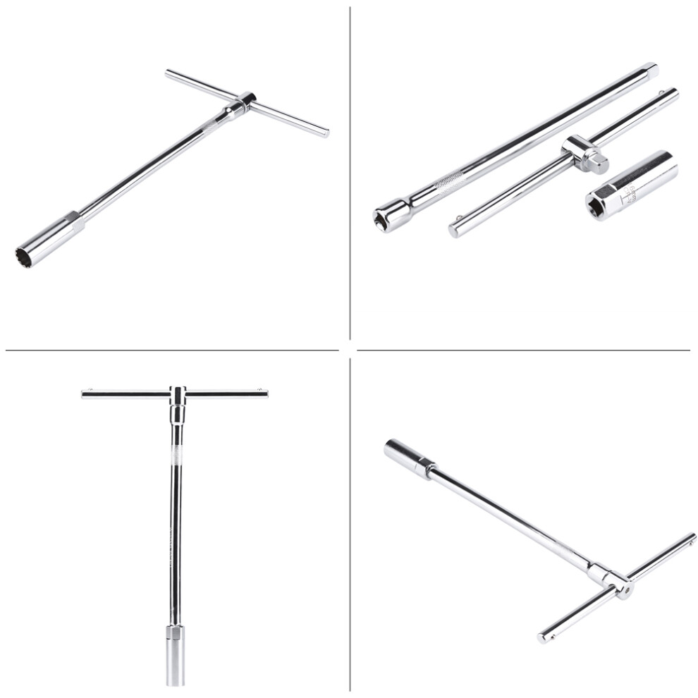 Ergonomic 16Mm T-Handle Spark Plug Socket Tool - Easy Grip Design 8771382803368