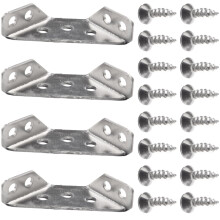 4pcsFurniture Corner Connector Stainless Steel Triangle Support