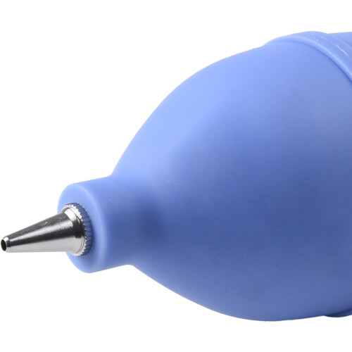 Air Blower for Electronics and Camera Sensor Cleaning, Silicone Nozzle, Ergonomic Grip, Orange 2