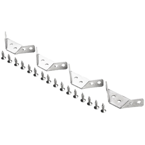 4pcsFurniture Corner Connector Stainless Steel Triangle Support 2