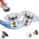 Xubond 2PC Washbasin Electroplating Drainer Bouncing Core Copper Push Plug Pool Basin Leaking Cleaning Supplies, Silver, Kitchen Essentials 1
