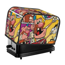 Uncle Grandpa Toaster Cover 2 Slice, Bread Dust Cover & Fingerprint Protection-Polyester, Kitchen Small Appliance Covers