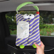 Car Tissue Holder Dispenser, Hangable Case for Headrest, Funny Shape Box for Car, Home, Bathroom, Kitchen – Compatible with Standard Tissues