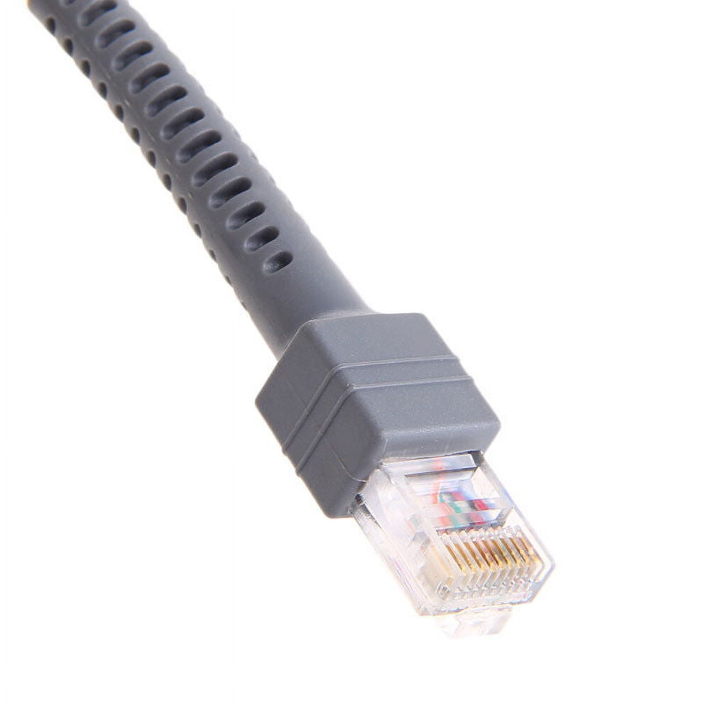 Usb Cable Coiled 15Ft For Symbol Barcode Scanner Ls1203 Ls2208 Ls3578 Ds6708 9389440282490