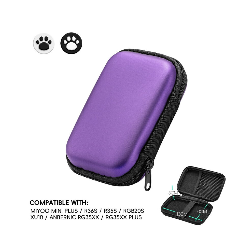 Hard Eva Carrying Case For Rg35xx/Rg35xx Plus/Rgb20s Xu10/Miyoo Mini Plus R36s R35s, Compatible With Portable Game Console Accessories Storage Holder 9389440283220
