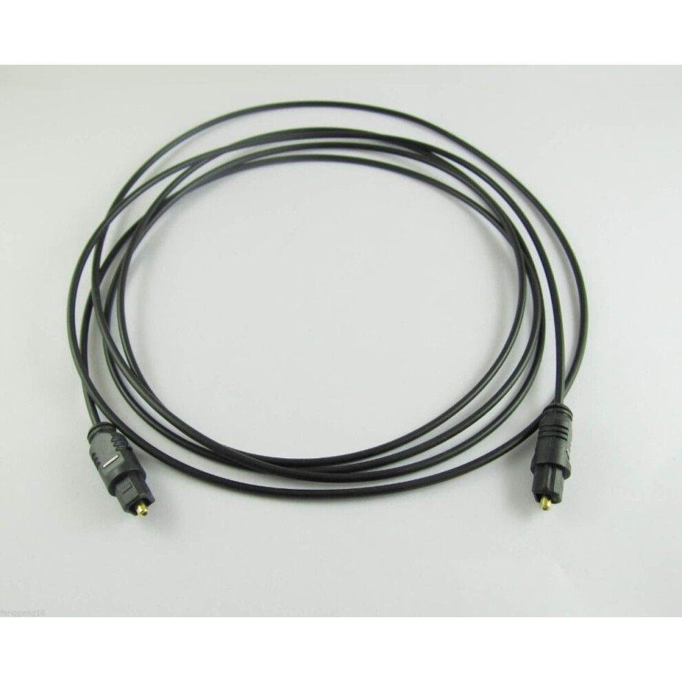 For 10Pcs Digital Optical Fiber Optic Toslink Audio Cable Od 2.2Mm 2M 6.5Ft 9389440283282