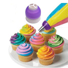 3-piece piping tips for baking - Create multi-colored pastries multicolor