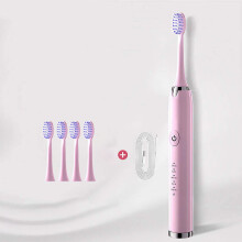 Lmueinov Electric Toothbrush with 5 Brush Heads, 5 Modes, IPX7 Waterproof, Fast Charging, Long-Lasting Battery