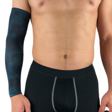 1 Pair Sports Compression Arm Sleeves - Athletic & Shooting Sleeve Dots Printed for Youth, Kids, Men & Women - Football, Basketball & Baseball
