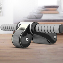 Abdominal Muscle Wheel Folding Abdominal Fitness Equipment Double Wheel Bearing Roller Silent Sports Fitness Equipment